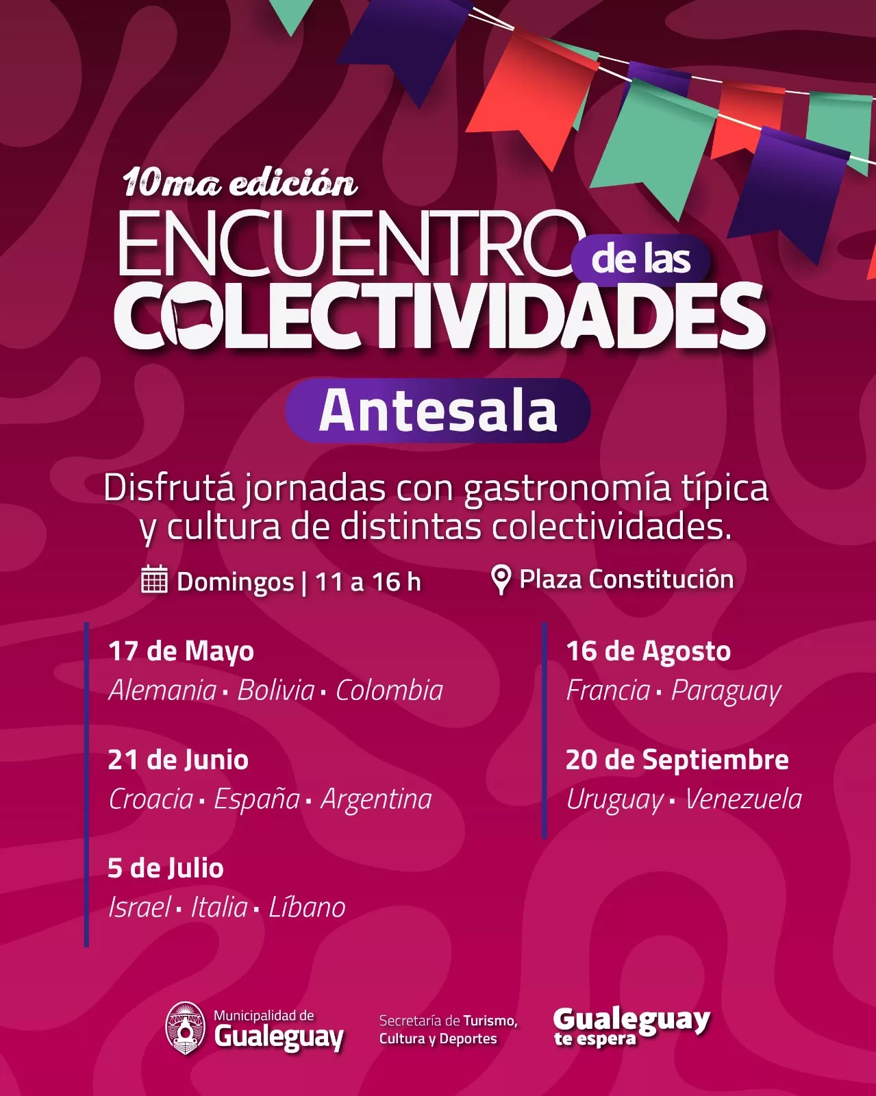 Antesala de la 10ma edicion Encuentro de las Colectividades
